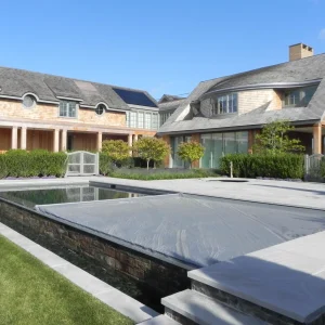 outdoor pool covered