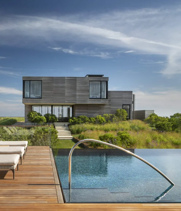 Stainless steel pool hand rail installation in Southampton NY