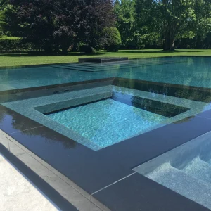 black edged pool