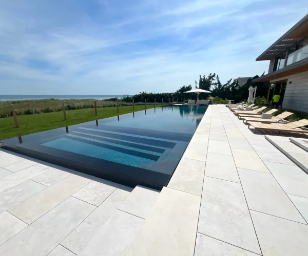 pelican pools - in-ground inifinity pool