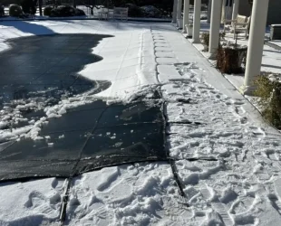 pool winter preparation in southampton ny