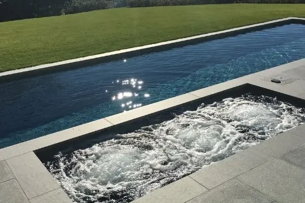 pool deck natural stone Southampton NY