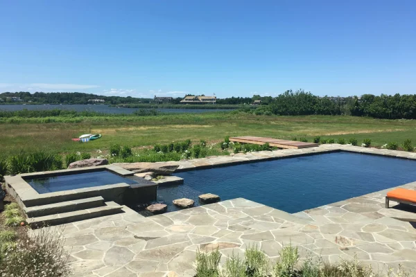 water features - stone pool (side)